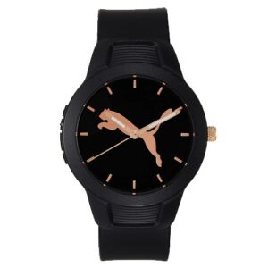 Đồng Hồ Puma Nữ Chính Hãng P1006 Reset Three-Hand Black Polyurethane Ladies Watch