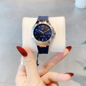 Đồng Hồ Tommy Hilfiger Chính Hãng Nữ Blue Silicone Ladies Watch