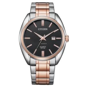 Đồng Hồ Citizen Chính Hãng Nam BI5104-57E Quartz Gents Black Dial Men's Watch