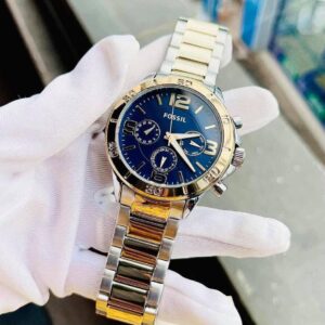 Đồng Hồ Fossil Chính Hãng Nam Chronograph Two Tone Stainless Steel Men's Watch