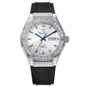 Đồng Hồ Olym Pianus Chính Hãng Nam OP990-45ADGS-GL-T Black Silicone Men's Watch