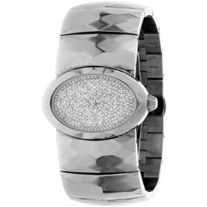 Đồng Hồ Roberto Cavalli Chính Hãng Nữ R7253133615 Multiface Silver Tone Stainless Ladies Watch