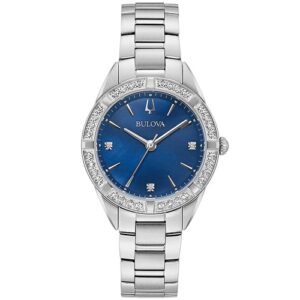 Đồng Hồ Bulova Chính Hãng Nữ 96R243 Sutton Stainless Steel Ladies Watch