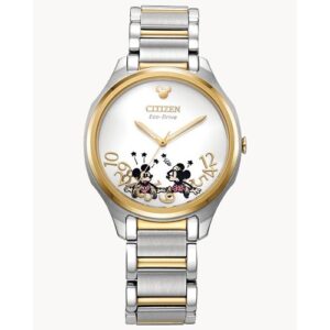 Đồng Hồ Citizen Chính Hãng Nữ EM0754-59W Eco-Drive Disney Falling Mickey & Minnie Mouse Ladies Watch