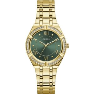 Đồng Hồ Guess Chính Hãng Nữ GW0033L8 Cosmo Green Dial Stainless Steel Ladies Watch
