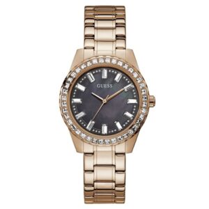Đồng Hồ Guess Chính Hãng Nữ GW0111L3 Sparkler MOP Black Dial Ladies Watch