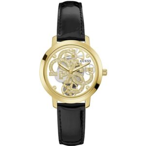 Đồng Hồ Guess Chính Hãng Nữ GW0383L1 Quattro Clear Collection Analog Gold Dial Ladies Watch