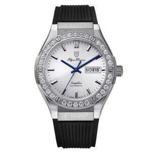 Đồng Hồ Olym Pianus Chính Hãng Nữ OP990-45DLS-GL-T Black Silicone Ladies Watch