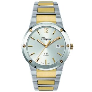 Đồng Hồ Salvatore Ferragamo Chính Hãng Nam SFDT01420 F80 Classic Green Dial Stainless Steel Men's Watch