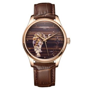 Đồng Hồ Carnival Chính Hãng Nam G51503 Automatic Leather Men's Watch