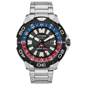 Đồng Hồ Citizen Chính Hãng Nam BJ7128-59E Promaster GMT Black Dial Men's Watch