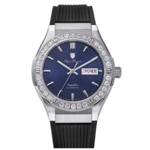 Đồng Hồ Olym Pianus Chính Hãng Nam OP990-45ADGS-GL-X Black Silicone Men's Watch