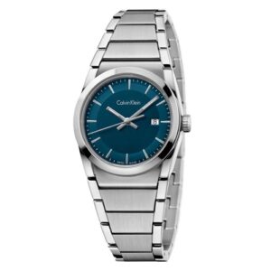 Đồng Hồ Calvin Klein Chính Hãng Nữ K6K3314L Step Dark Green Dial Ladies Watch