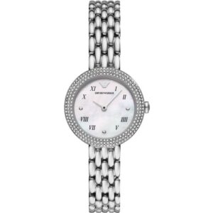 Đồng Hồ Emporio Armani Chính Hãng Nữ AR11354 Quartz Crystal White MOP Dial Ladies Watch
