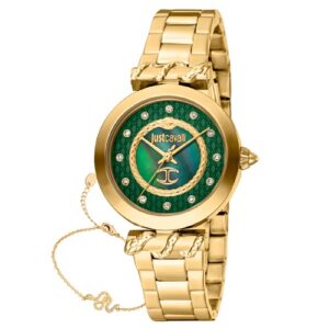 Đồng Hồ Just Cavalli Chính Hãng Nữ JC1L257M0035 Green Dial Ladies Watch
