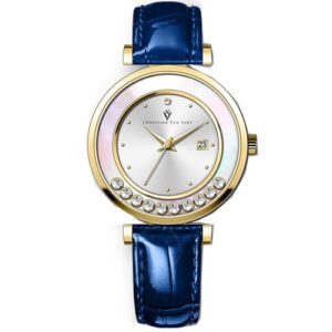 Đồng Hồ Christian Van Sant Nữ Chính Hãng CV3813 Bria Quartz Silver Dial Ladies Watch