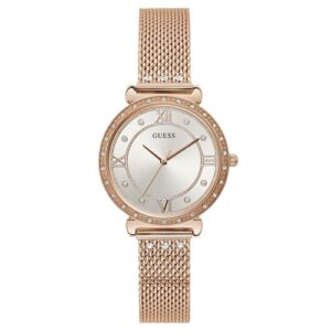 Đồng Hồ Guess Chính Hãng Nữ W1289L3 Quartz Crystal Rose Gold-tone Ladies Watch