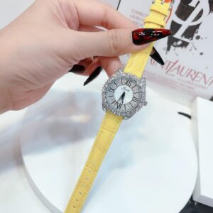 Đồng Hồ Jenoti Nữ Chính Hãng Yellow Leather Ladies Set Watch