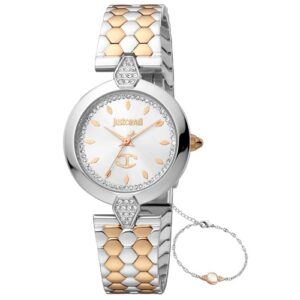 Đồng Hồ Just Cavalli Chính Hãng Nữ JC1L194M0095 Glam Chic Donna Moderna Ladies Set Watch