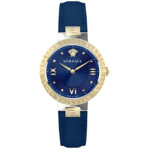 Đồng Hồ Versace Chính Hãng Nữ VE2K00321 Greca Icon Blue Dial Ladies Watch