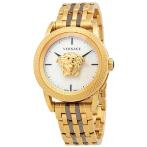 Đồng Hồ Versace Chính Hãng Nam VERD00418 Palazzo Empire Quartz White Dial Men's Watch