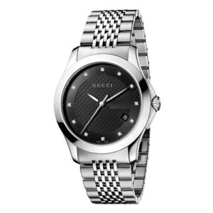 Đồng Hồ Gucci Chính Hãng Nam YA126405 G-Timeless Quartz Black Dial Men's Watch
