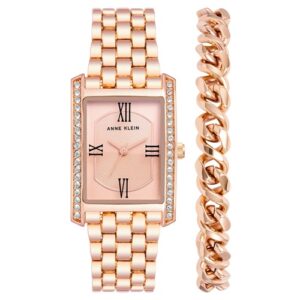 Đồng Hồ Anne Klein Nữ Chính Hãng AK3990RGST Stainless Steel Ladies Watch