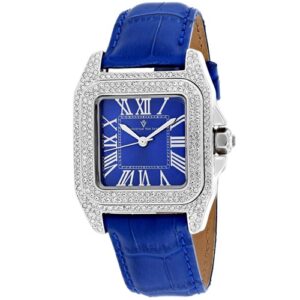 Đồng Hồ Christian Van Sant Nữ Chính Hãng CV4421 Radieuse Analog Display Quartz Blue Leather Ladies Watch