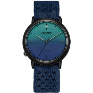Đồng Hồ Citizen Chính Hãng Nữ EM1005-00L Ecosphere Eco-Drive Blue Ladies Watch