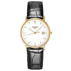 Đồng Hồ Longines Chính Hãng Nam L4.743.6.12.0 L47436120 Presence Quartz White Dial Ladies Watch