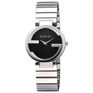 Đồng Hồ Gucci Chính Hãng Nữ YA133511 Interlocking G Black Ladies Watch
