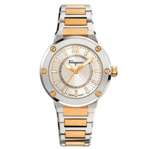 Đồng Hồ Salvatore Ferragamo Chính Hãng Nữ FIG040015 F-80 Silver Dial Ladies Watch