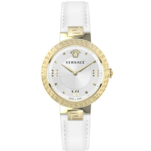 Đồng Hồ Versace Chính Hãng Nữ VE2K00421 Greca Lady Quartz White Dial Ladies Watch