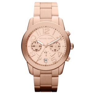 Đồng Hồ Michael Kors Nam Chính Hãng MK5858 Mercer Chronograph Rose Gold-Tone Men's Watch