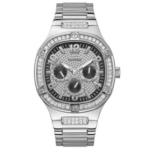 Đồng Hồ Guess Chính Hãng Nam GW0576G1 Silver Tone Multifunction Men's Watch