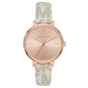 Đồng Hồ Michael Kors Nữ Chính Hãng MK7128 Jayne Three-Hand Vanilla Leather Ladies Watch