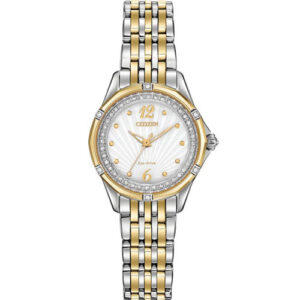 Đồng Hồ Citizen Nữ Chính Hãng EM037450A Signature Versailles Diamond Accent Two-Tone Stainless Steel Ladies Watch