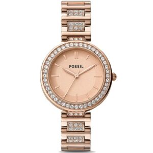Đồng Hồ Fossil Nữ Chính Hãng BQ3181 Karli Three-Hand Stainless Steel Ladies Watch