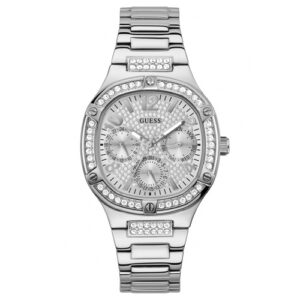 Đồng Hồ Guess Chính Hãng Nữ GW0558L1 Silver Tone Multifunction Ladies Watch