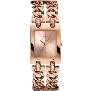 Đồng Hồ Guess Nữ Chính Hãng U1121L3 Rose Gold-Tone Crystal Multi-Chain Bracelet Ladies Watch