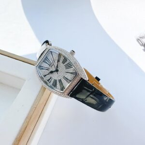 Đồng Hồ Kemil by K&M Nữ Chính Hãng Black Leather Ladies Watch KM1912A