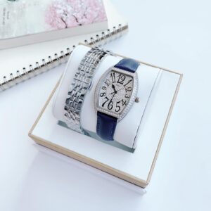 Đồng Hồ Rivero Nữ Chính Hãng Blue Leather Ladies Watch