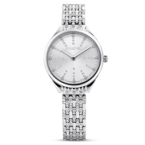 Đồng Hồ Swarovski Chính Hãng Nữ 5610490 Attract Quartz Crystal Silver Dial Ladies Watch