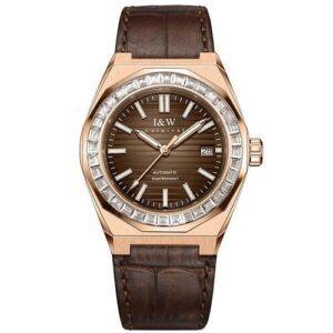 Đồng Hồ Carnival Chính Hãng Nam 733G15 I&W Brown Leather Men's Watch