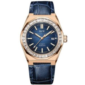 Đồng Hồ Carnival Chính Hãng Nam 733G17 I&W Blue Leather Men's Watch