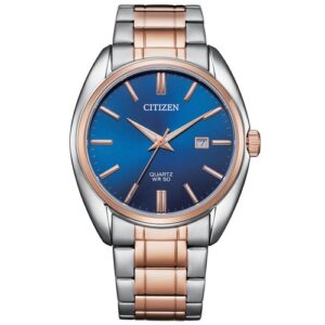 Đồng Hồ Citizen Chính Hãng Nam BI5104-57L Quartz Blue Dial Two-tone Men's Watch