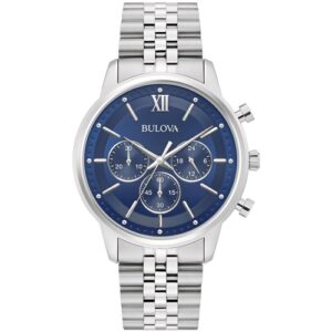 Đồng hồ Bulova Nam Chính Hãng 96A262 Blue Dial Chronograph Men's Watch