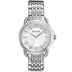 Đồng Hồ Bulova Chính Hãng Nữ 96L171 Dress Silver Dial Stainless Steel Ladies Watch
