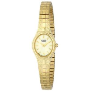 Đồng Hồ Citizen Nữ Chính Hãng EK3682-97P Gold Tone Expansion Bracelet Stainless Steel Ladies Watch