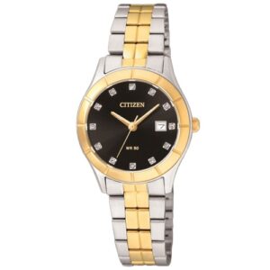 Đồng Hồ Citizen Chính Hãng Nữ EU6044-51E Analog Black Dial Ladies Watch